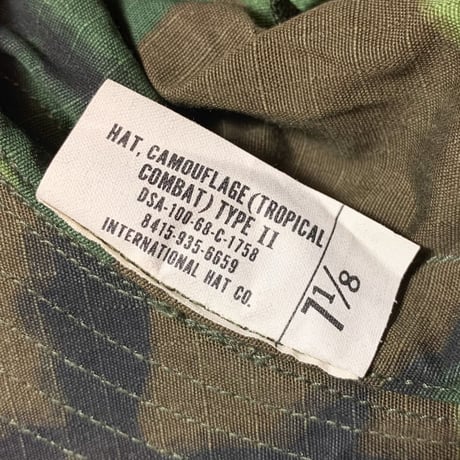 1960's US.ARMY ERDL Boonie Hat Deadstock