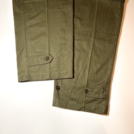 1950〜60's French Army M-47 Herringbone Trousers Deadstock