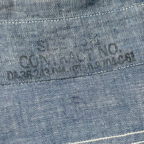 1960's US.NAVY Chambray L/S Shirt