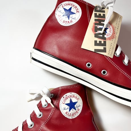 1990's CONVERSE ALL STAR Leather Hi Deadstock