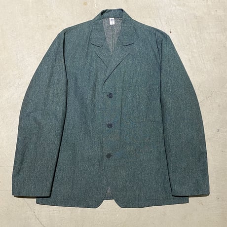 1950's NUNDA Green Chambray Work Jacket Deadstock