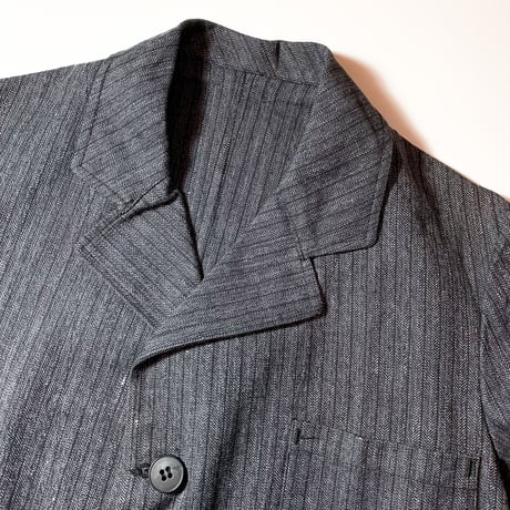 1940's LE CHOLETAIS Herringbone Chambray Work Jacket Deadstock