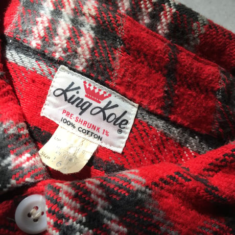 1950's〜 King Kole Heavy Flannel L/S Shirt