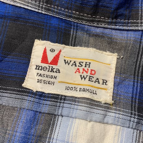 1960's WASH AND WEAR L/S Shirt
