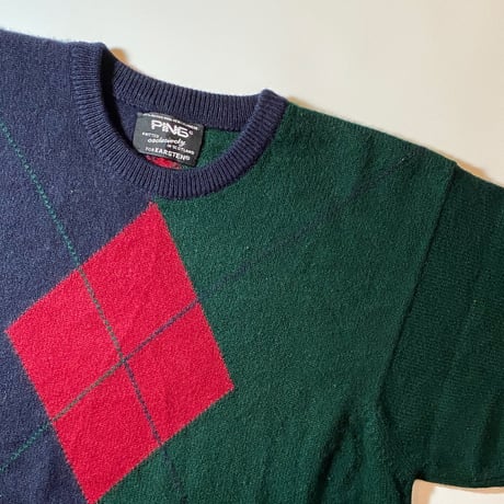 1980's PING Merino Wool&Cashmere Sweater