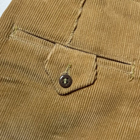1950's J.C.Penney Co. Corduroy Trousers Deadstock
