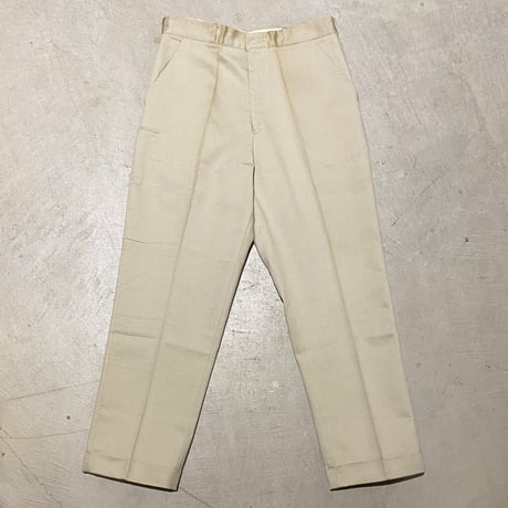 1960's Unknown Cotton Tapered Pants Deadstock