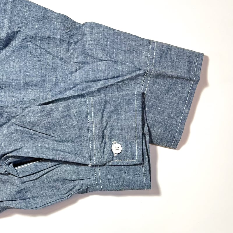 DEE CEE CHAMBRAY S/S SHIRT M USA製 USED DEE CEE CHAMBRAY S/S SHIRT M USA製 USED DEE CEE CHAMBRAY S/S