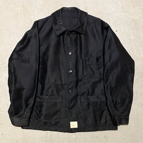 1950's Eska Black Moleskin Jacket