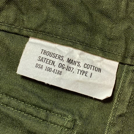 1960's US.ARMY Utility Trousers