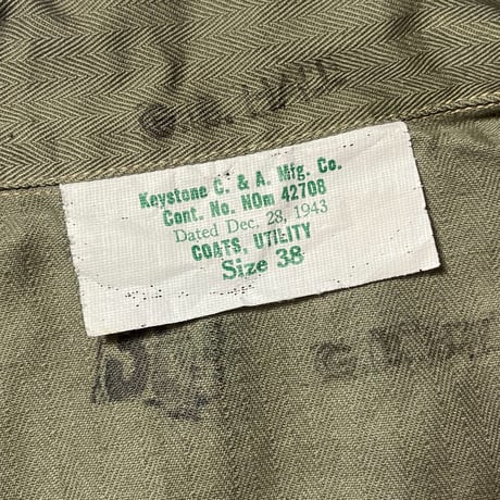 1940's USMC P-41 Herringbone Jacket Deadstock