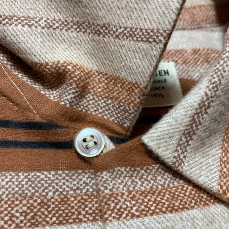 1950's VAN HEUSEN Flannel L/S Shirt Deadstock