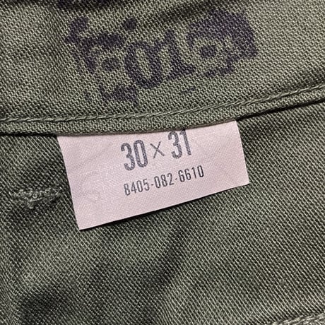 1960's US.ARMY Utility Trousers Deadstock