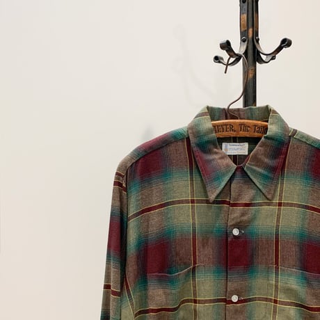 1960〜70's TOWNCRAFT Rayon L/S Shirt