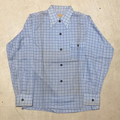 1940〜50's Gold Ribbon L/S Shirt Deadstock