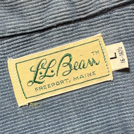 1970's L.L.Bean Corduroy L/S Shirt
