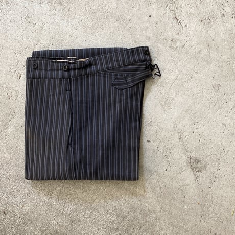 1930's〜 French Unknown Random Pique Trousers Deadstock