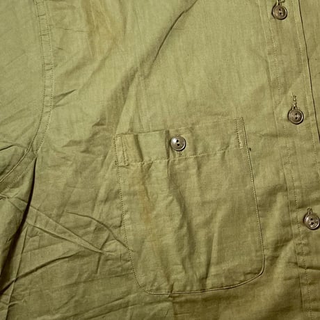 1940's US.NAVY N-3 Poplin L/S Shirt Deadstock