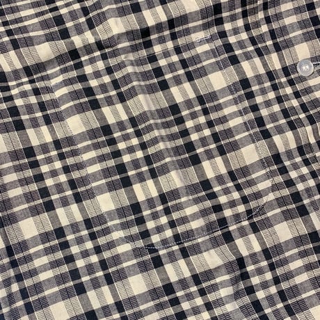 1960's Joni Jiffani Cotton&Linen S/S Shirt Deadstock