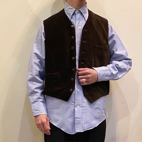 1940's French Unknown Corduroy Hunting Vest