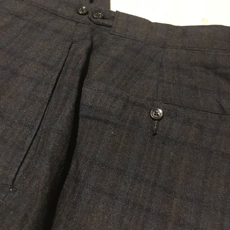 1960's Unknown Wool Tapered Slacks