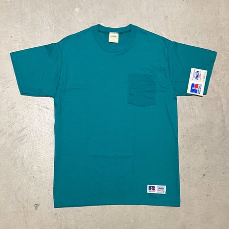 1980〜90's L.L.Bean×RUSSELL Pocket Tee Deadstock