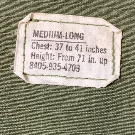 1960's US.ARMY Jungle Fatigue 4th Jacket