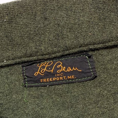 1950's L.L.Bean Wool Flannel Pullover L/S Shirt