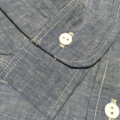 1970's BIG MAC Chambray L/S Shirt Deadstock