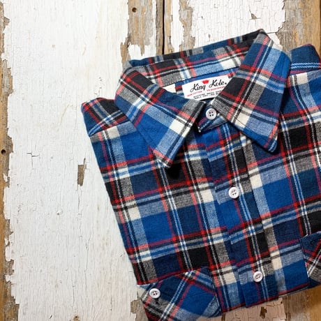 1960〜70's King Kole Heavy Flannel L/S Shirt Deadstock