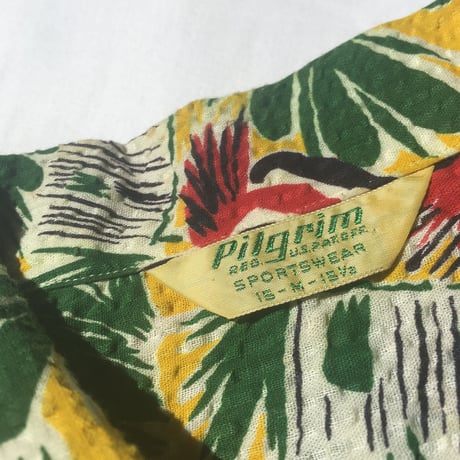 1950's Pilgrim Seersucker S/S Shirt Deadstock