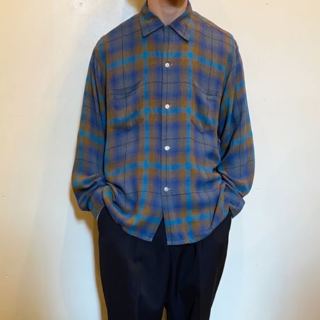 1960's〜 TOWNCRAFT Rayon L/S Shirt