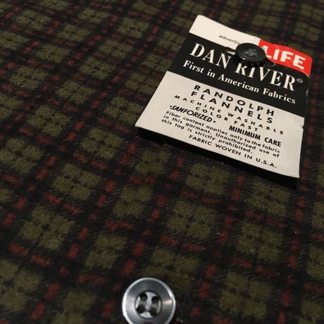 1960's PILGRIM Flannel L/S Shirt Deadstock
