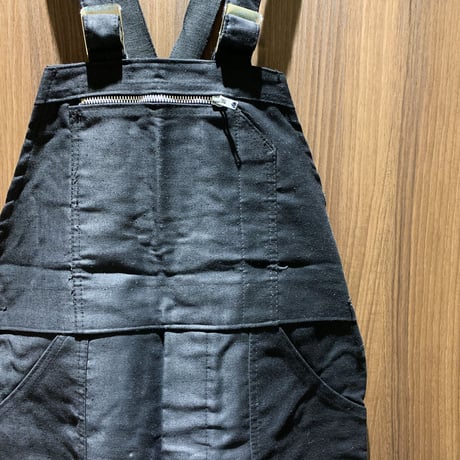 1950's〜 BGS Black Moleskin Overall Deadstock