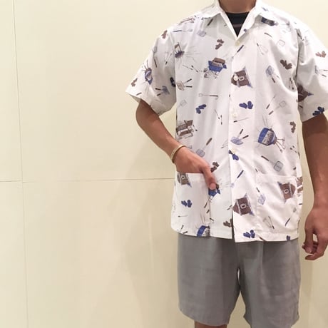 1950〜60's Barbecuer S/S Shirt With Cap