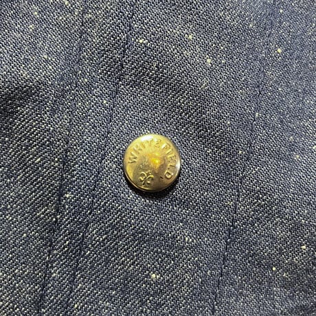 1960's WHITE FIELD Denim Coverall Deadstock