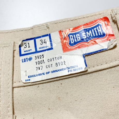 1960〜70's BIG SMITH Painter Pants Deadstock