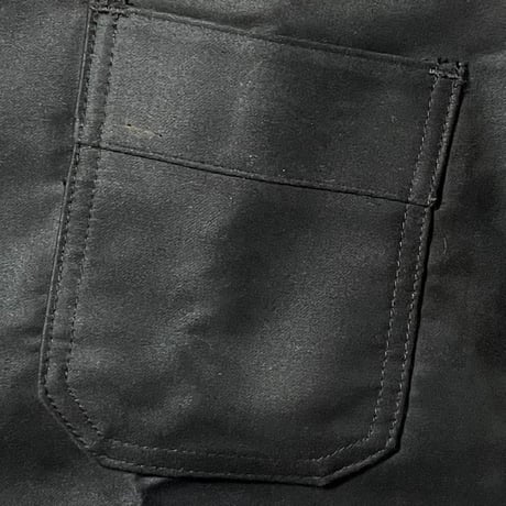 1940〜50's LE MONT ST MICHEL Black Moleskin Jacket Deadstock