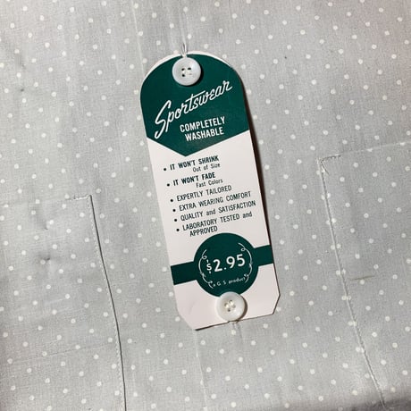 1960's Mc Call S/S Shirt Deadstock