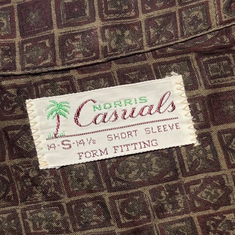 1960's NORRIS Casuals S/S Shirt