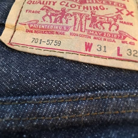 1990's Levi's 701 Black Denim Pants