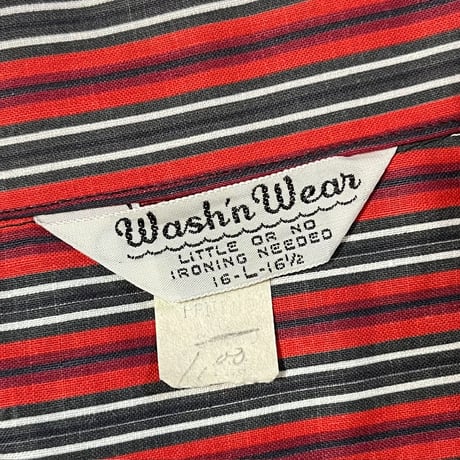 1950〜60's Wash'n Wear L/S Shirt Deadstock