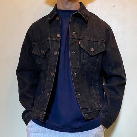 1980's Levi's 70506 Black Denim Jacket