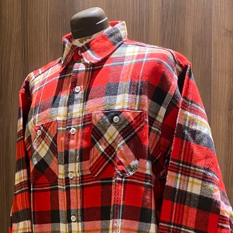 1950's BRENT Heavy Flannel L/S Shirt Deadstock