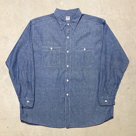 1950〜60's Unknown Chambray L/S Shirt