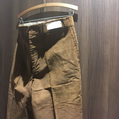 1960's Unknown Corduroy Trousers Deadstock