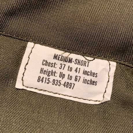1970's US.ARMY  Heli-Crew L/S Shirt Deadstock