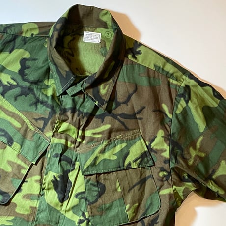 1960's US.ARMY ERDL Non Rip Jungle Fatigue Jacket Deadstock