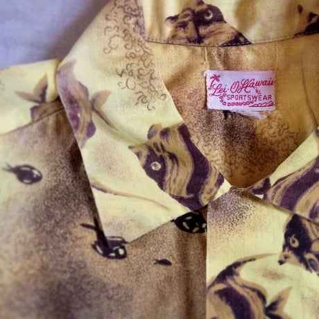 1950〜60's Lei-O-Hawaii S/S Shirt