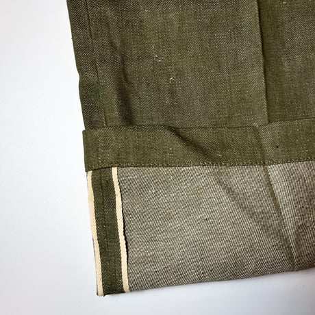 1950's British Army Green Denim Trousers Deadstock
